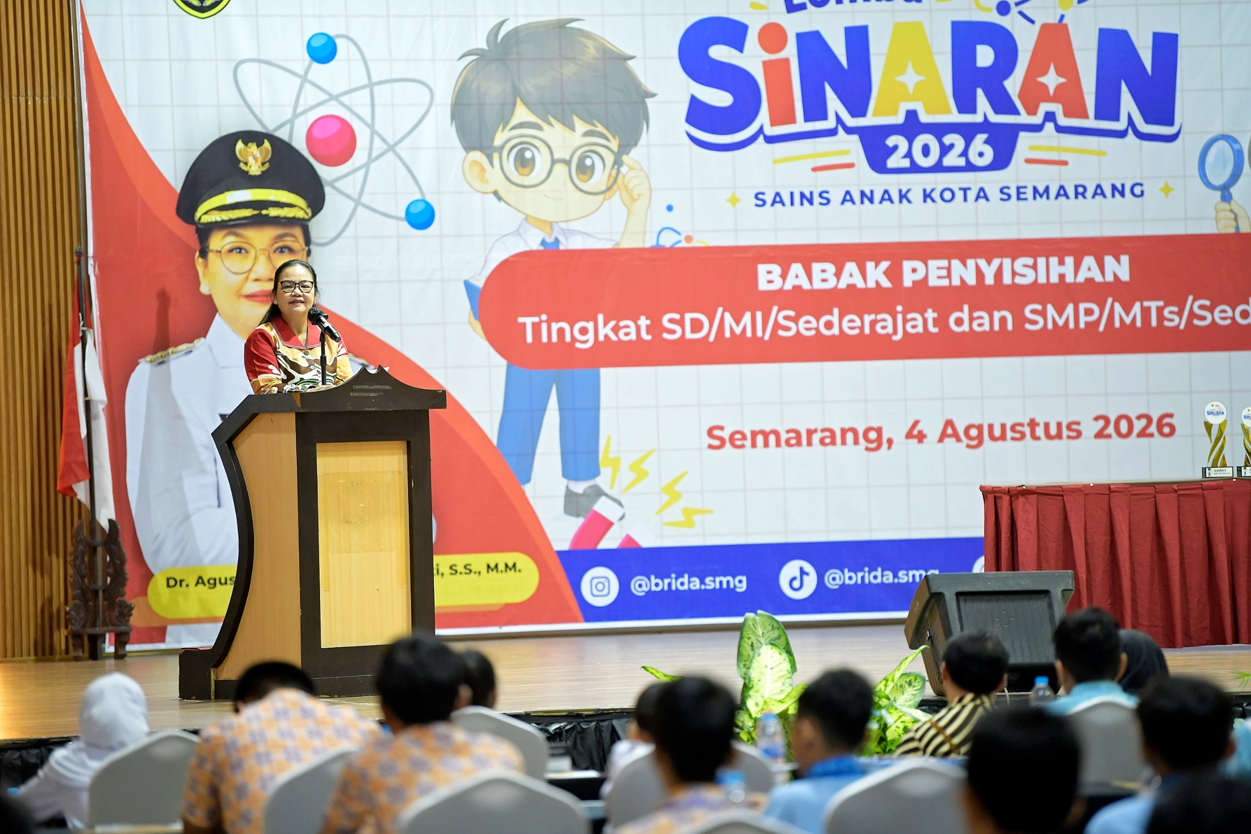 Agustina Ajak Anak Semarang Bangun Budaya Ilmiah Lewat Lomba SiNARAN 2026