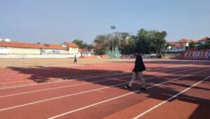 Lintasan Atletik TLJ Semarang Kembali Ditutup, Perbaikan Belum Selesai