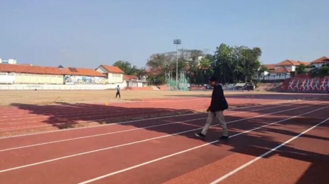 Lintasan Atletik TLJ Semarang Kembali Ditutup, Perbaikan Belum Selesai