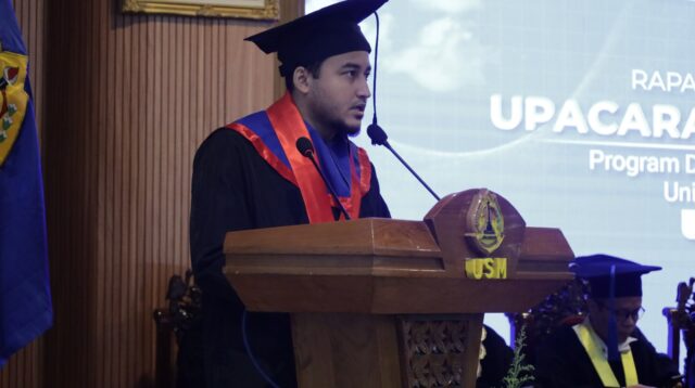 Wakili Wisudawan USM, Habib Edrus Tekankan Gelar sebagai Amanah untuk Masyarakat