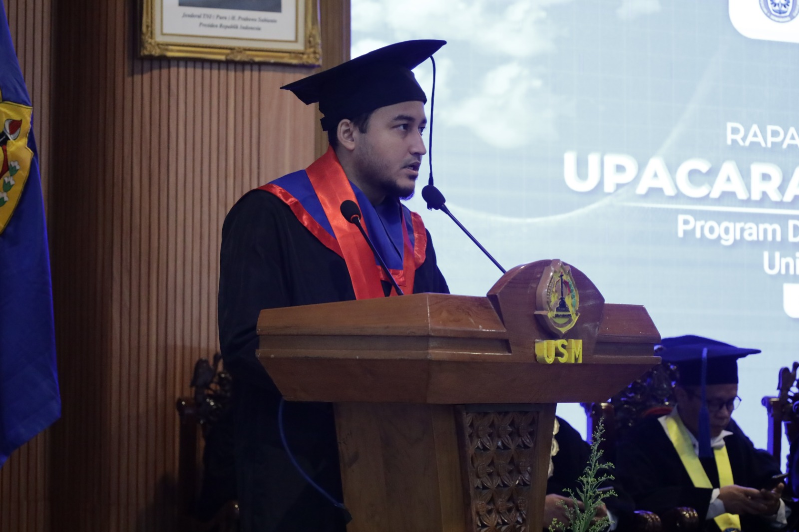 Wakili Wisudawan USM, Habib Edrus Tekankan Gelar sebagai Amanah untuk Masyarakat