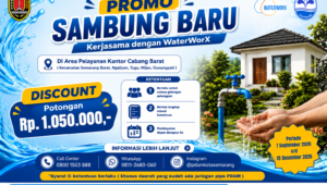 Promo Sambung Baru Tirta Moedal hingga Rp1,05 Juta, Berlaku di 5 Wilayah Semarang