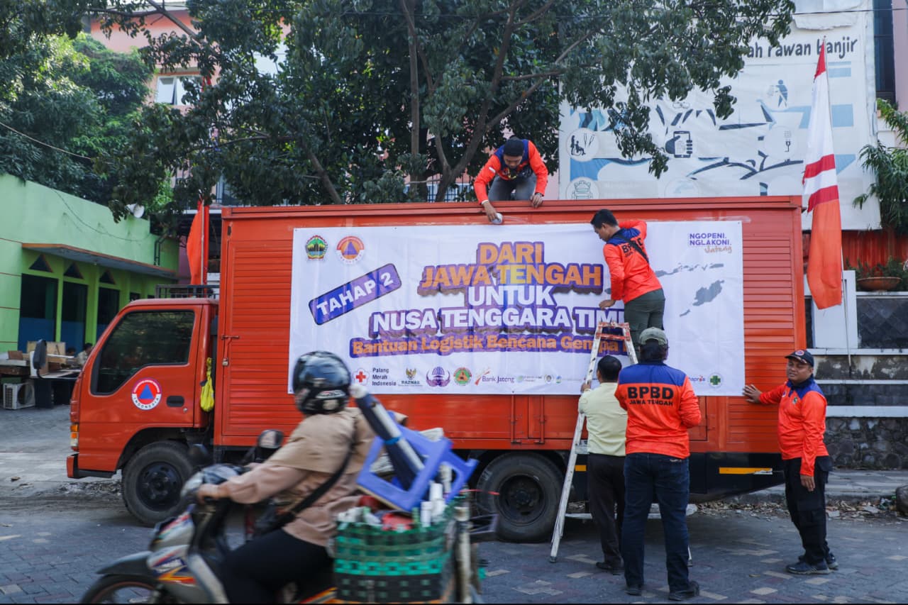 Jateng Kembali Kirim Bantuan untuk Korban Gempa NTT, Semangat Gotong Royong Menguat