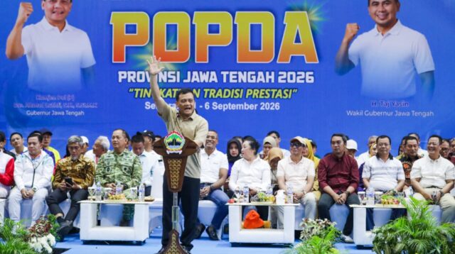 7.515 Atlet Pelajar Bertarung di Popda Jateng 2026, Ahmad Luthfi Serukan Sportivitas