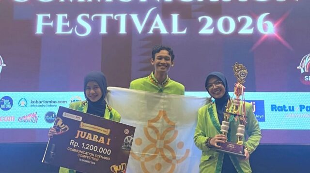 Tim UIN Walisongo Semarang Raih Juara 1 Nasional Communication Scenario Commfest 2026