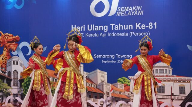 HUT ke-81 KAI, Stasiun Tawang Semarang Semarak dengan Expo dan Pentas Budaya