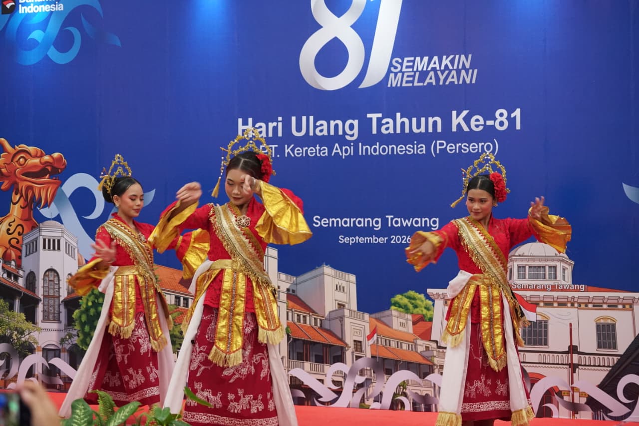 HUT ke-81 KAI, Stasiun Tawang Semarang Semarak dengan Expo dan Pentas Budaya HUT ke-81 KAI, Stasiun Tawang Semarang Semarak dengan Expo dan Pentas Budaya