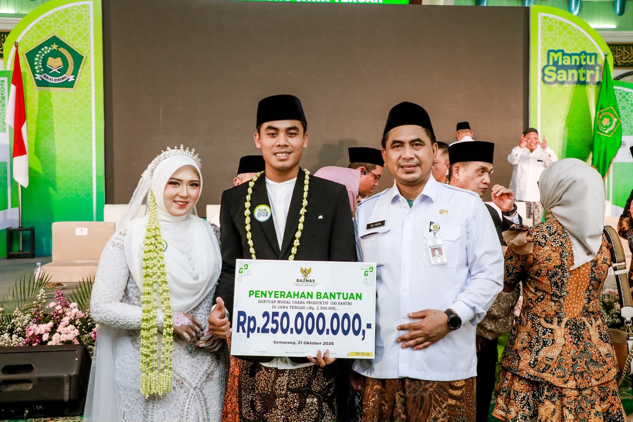 Tak Sekadar Nikah Gratis, 62 Pasangan di Jateng Dapat Modal Usaha hingga Paket Honeymoon