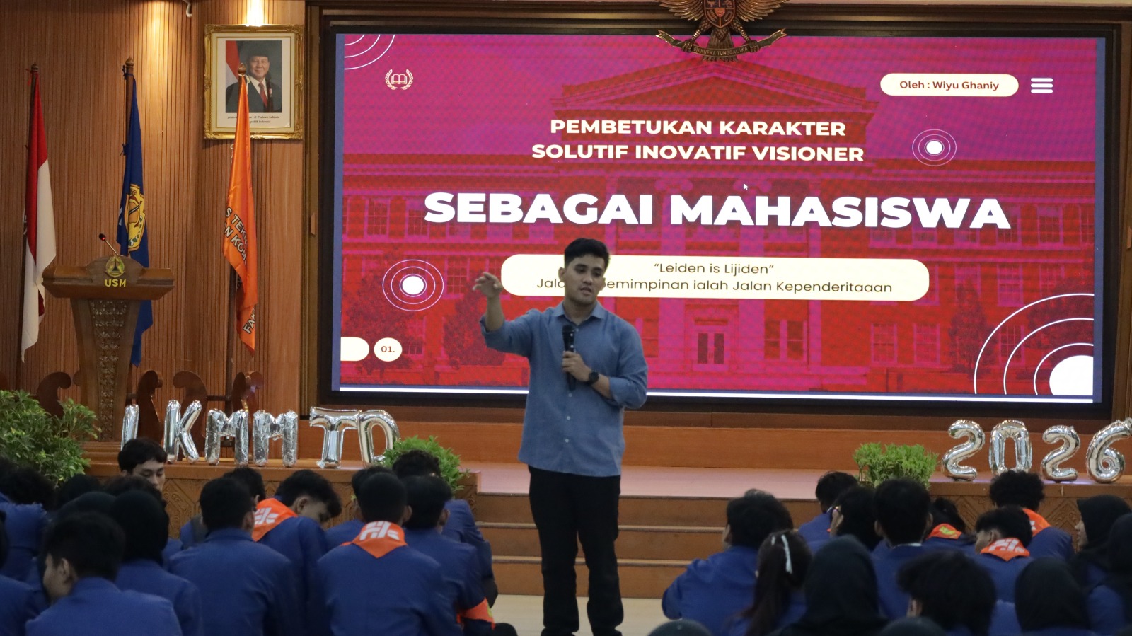LKMM-TD FTIK USM Dorong Mahasiswa Baru Asah Komunikasi, Berpikir Kritis, dan Jiwa Kepemimpinan